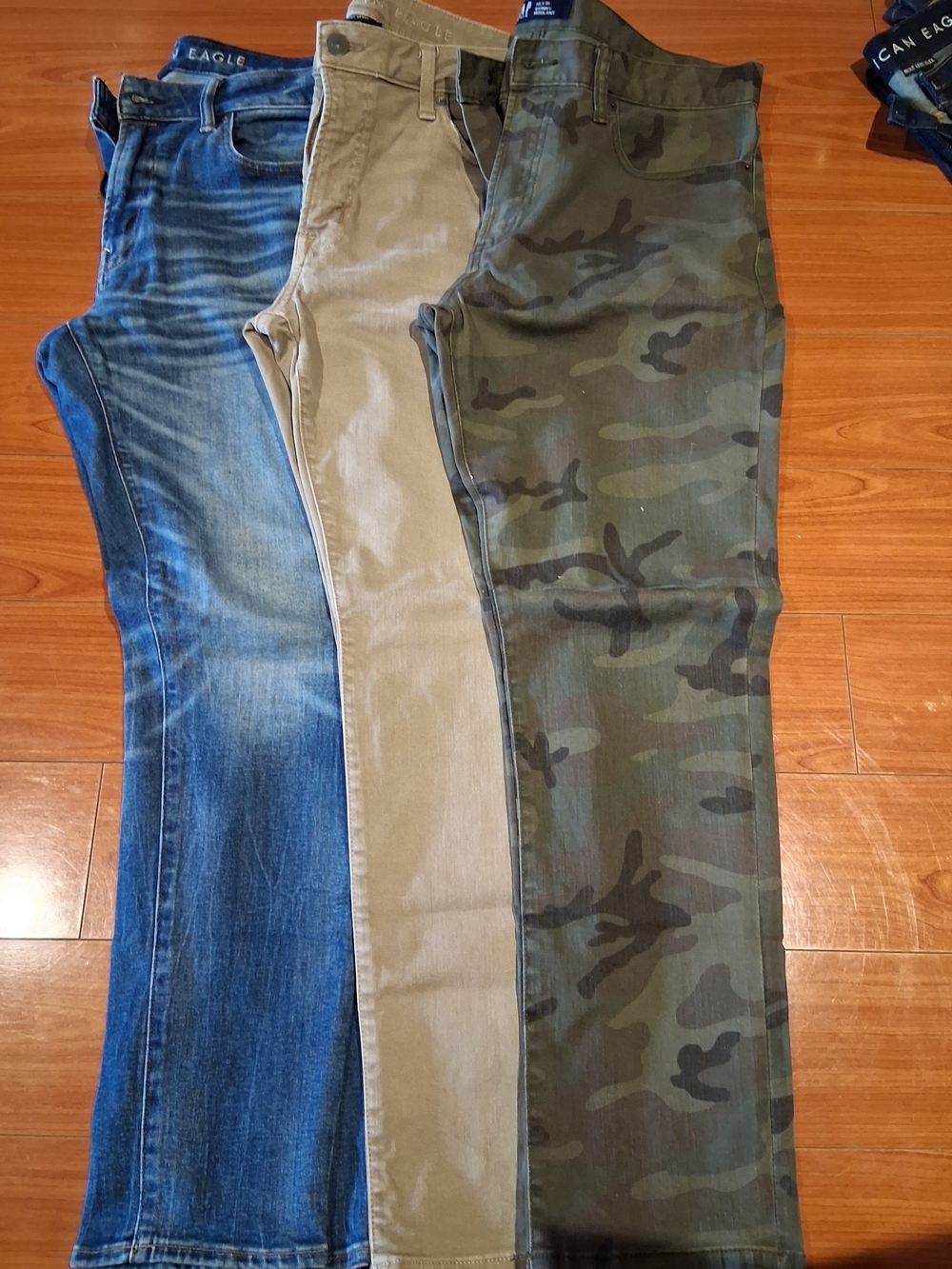 American Eagle Outfitters and GAP Men’s Slim Straight Jeans - 33x30